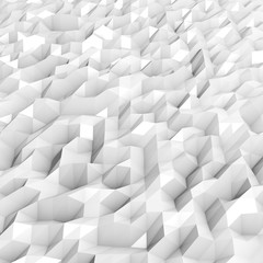 Abstract structure white