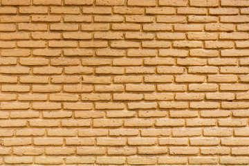 Yellow brick wall texture