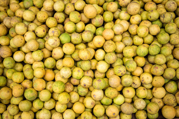 Fresh lemon in the market