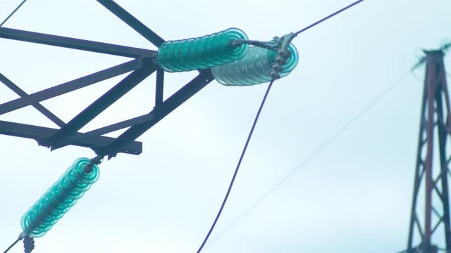 Electricity pylons