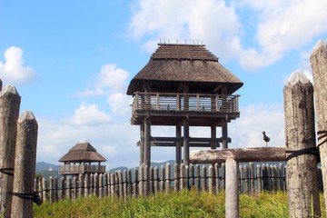 吉野ヶ里遺跡の風景