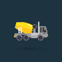 concrete mixer truck