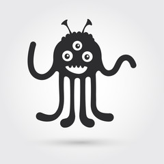 cartoon cute monster