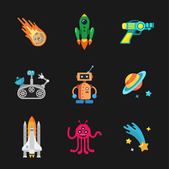 stylish space icons