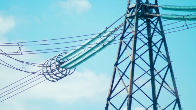 Electricity pylons