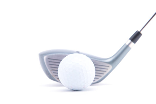 golf club isolated on white background.