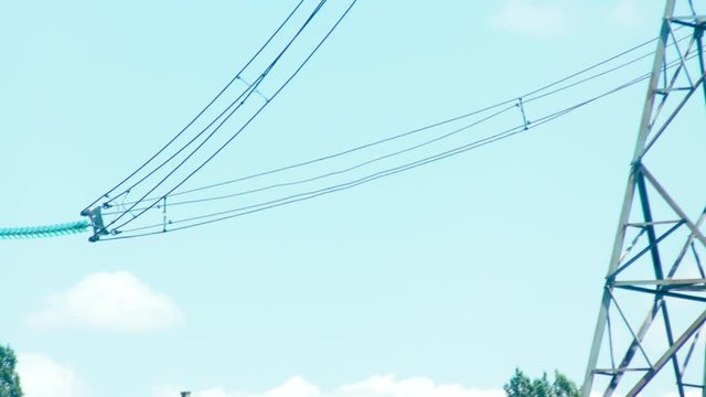 Electricity pylons