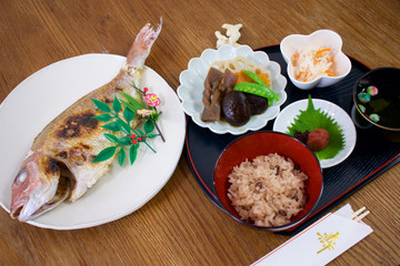 お食い初め　百日