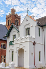 Fototapeta premium St George's Cathedral Deanery is the oldest residential building in the CBD - Perth, WA, Australia