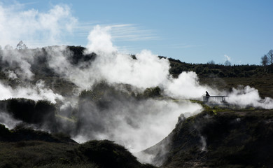 Geothermal volcanic New Zealand at Craters of the Moon