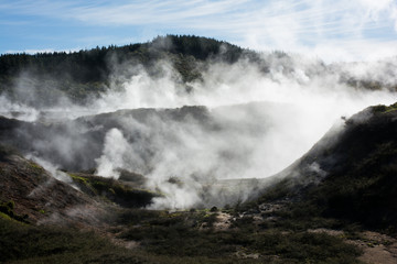 Geothermal volcanic New Zealand at Craters of the Moon