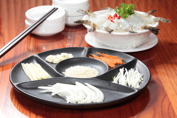 spices and sauce and chili