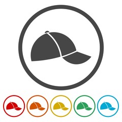 Cap Icons set - Illustration 
