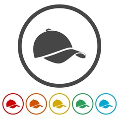 Cap Icons set - Illustration 
