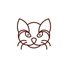 Cat - Vector logo / icon mascot illustration