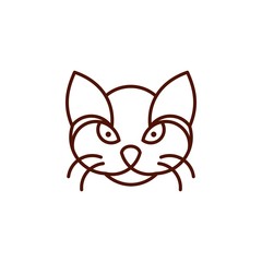 Cat - Vector logo / icon mascot illustration