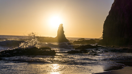 Sunrise over the beach