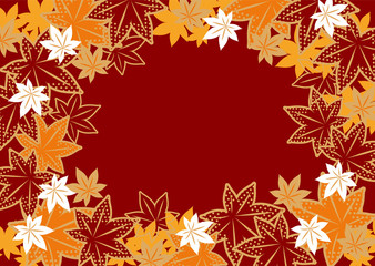 紅葉 ポップ 二 セピア