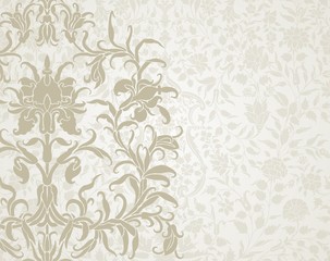 wedding card design, paisley floral pattern , India