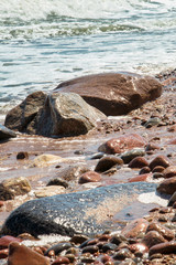 Sand and stone,seaside