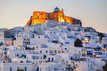 Astypalaia castle in the morning