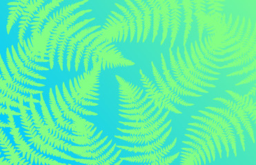 Trendy Tropical Leaves Background