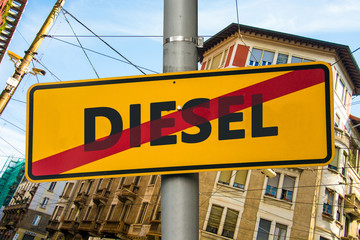 Obraz premium Dieselverbot 02 - 31
