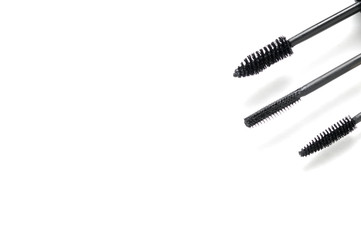 Cosmetics on a white background