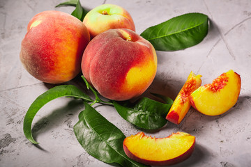Fresh peaches, Peach fruit background, sweet peaches, group of peaches,sliced peaches, peach slices