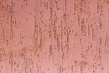 Coral painted wall as background, texture