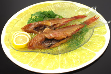 smoked salwater red fish