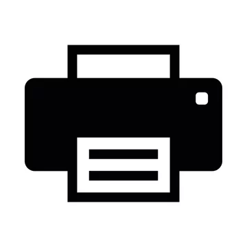 Printer icon - Print symbol Stock Vector | Adobe Stock
