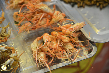 Garküche und asiatisches Essen in Asien, 