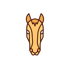 Horse - Vector logo / icon mascot illustration