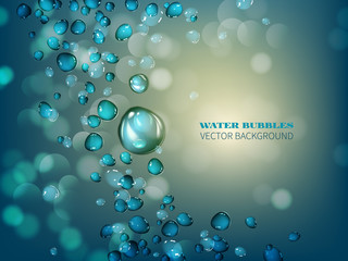 flying water droplets