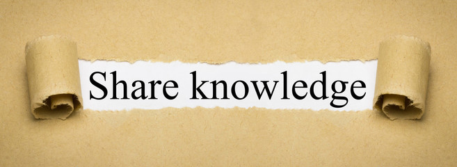 Share knowledge