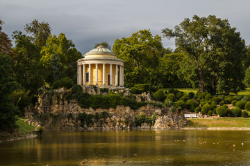 Park in the historic centre of Eisenstadt, Austria