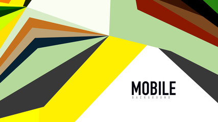 Modern triangle presentation template