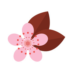 Fototapeta na wymiar illustration of plum blossom