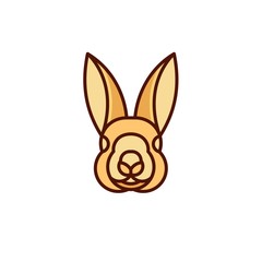 Rabbit - Vector logo / icon mascot illustration