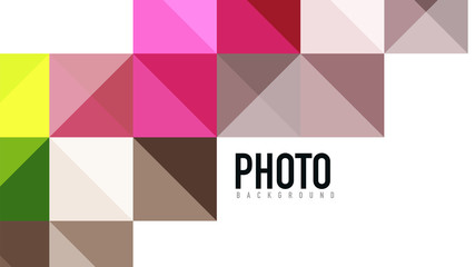 Fototapeta premium Modern geometric presentation background