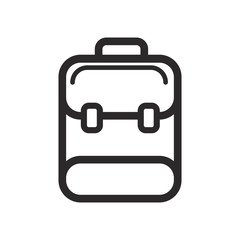 travel bag logo / icon - vector