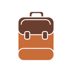 travel bag logo / icon - vector