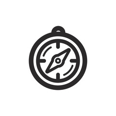 compass logo / icon - vector