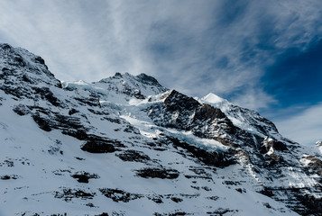Swiss mountain, Jungfrau, Switzerland,