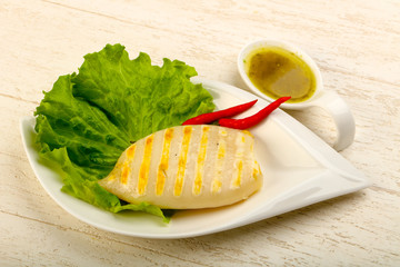 Grilled squid
