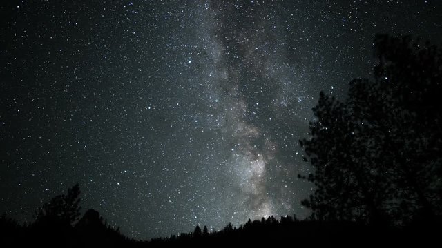 Yosemite Milky Way Time Lapse 12 Alpine Forest