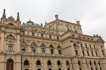 Theater in the Old Town of Krakow, Poland.