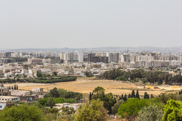 Obraz premium top view of Tunis, the capital of Tunisia