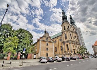 Fototapeta na wymiar Poznań - Kościół Świętego Franciszka Serafickiego
